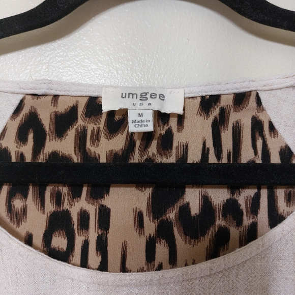 Umgee Linen Blend Top Size M - Picture 7 of 10